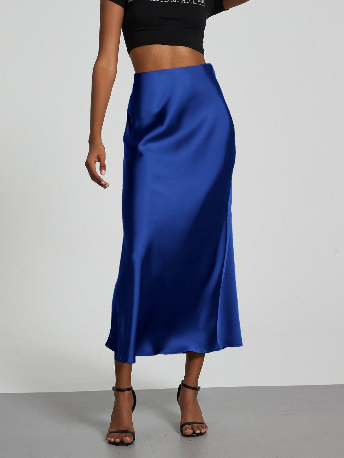 Angelica - Women's Asymmetrical Wrap Loungewear Skirt