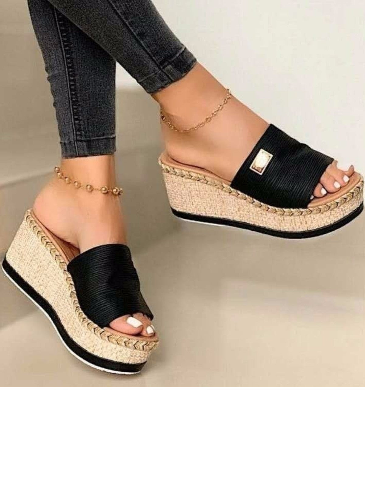 Arabella - Women's Summer Wedge Open-Toe Sandals