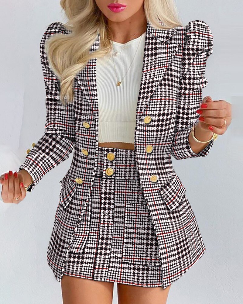 Women's Tailored Classic Blazer – Dark Grey
