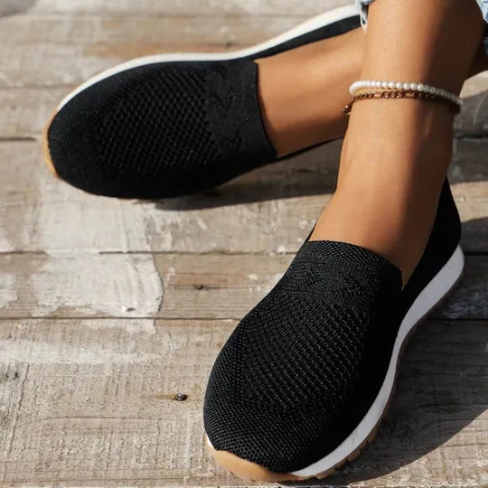 Alexis - Women's Slip-On Knit Sneakers