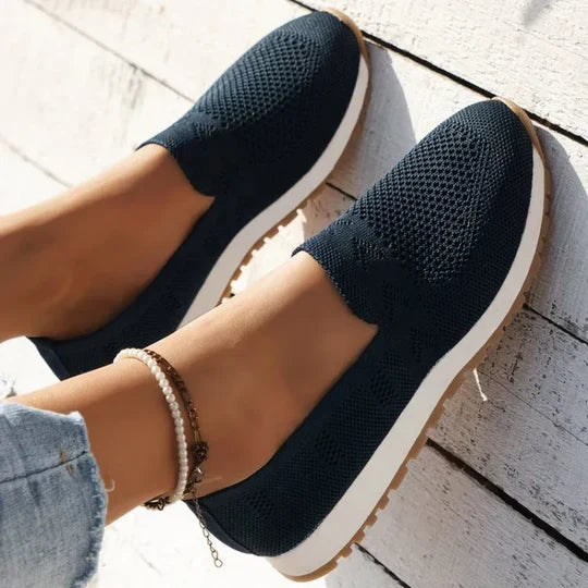 Alexis - Women's Slip-On Knit Sneakers