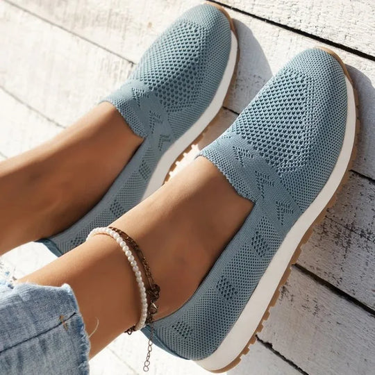 Alexis - Women's Slip-On Knit Sneakers