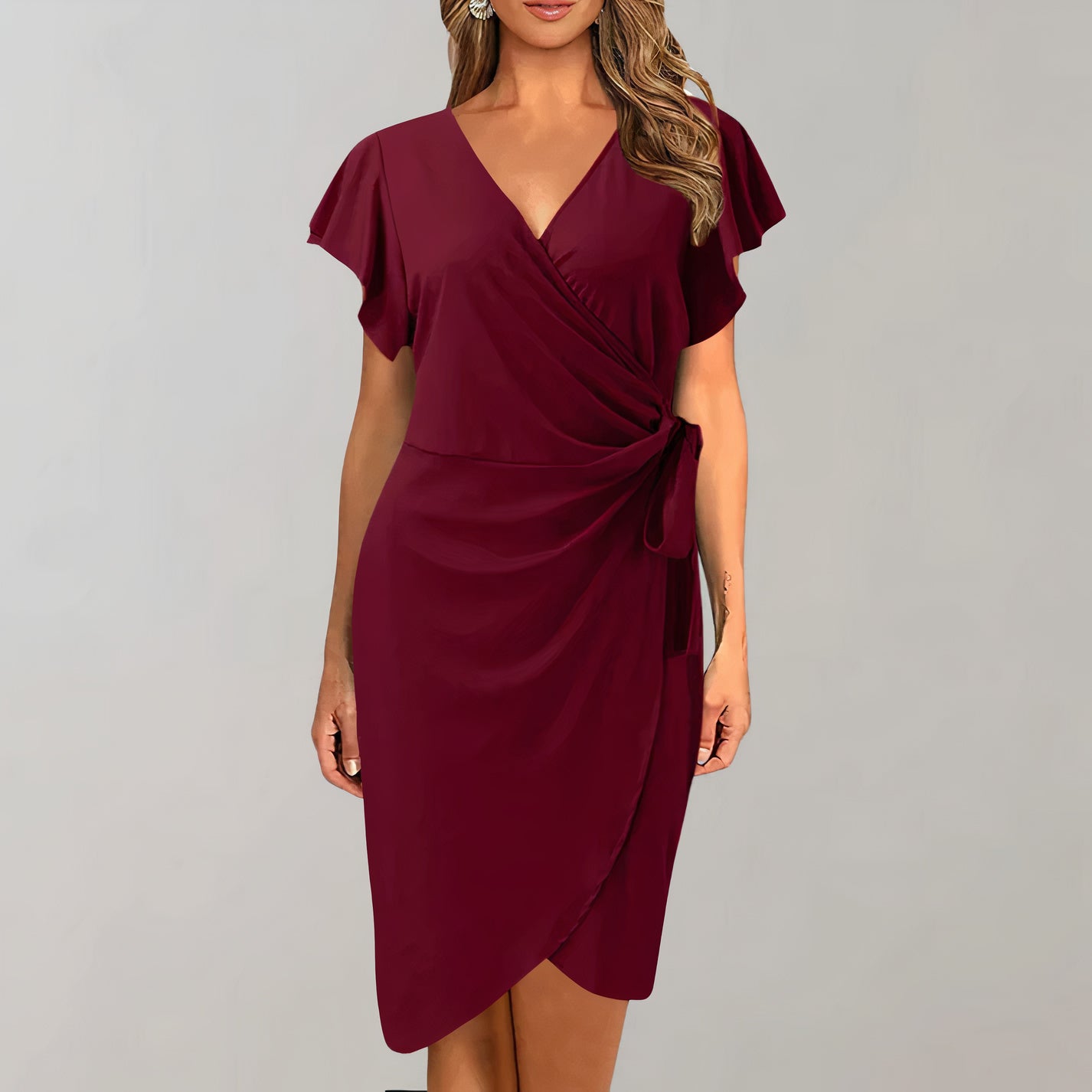 Ailsa - Women's Wrap Dress Sophisticated and Stylish