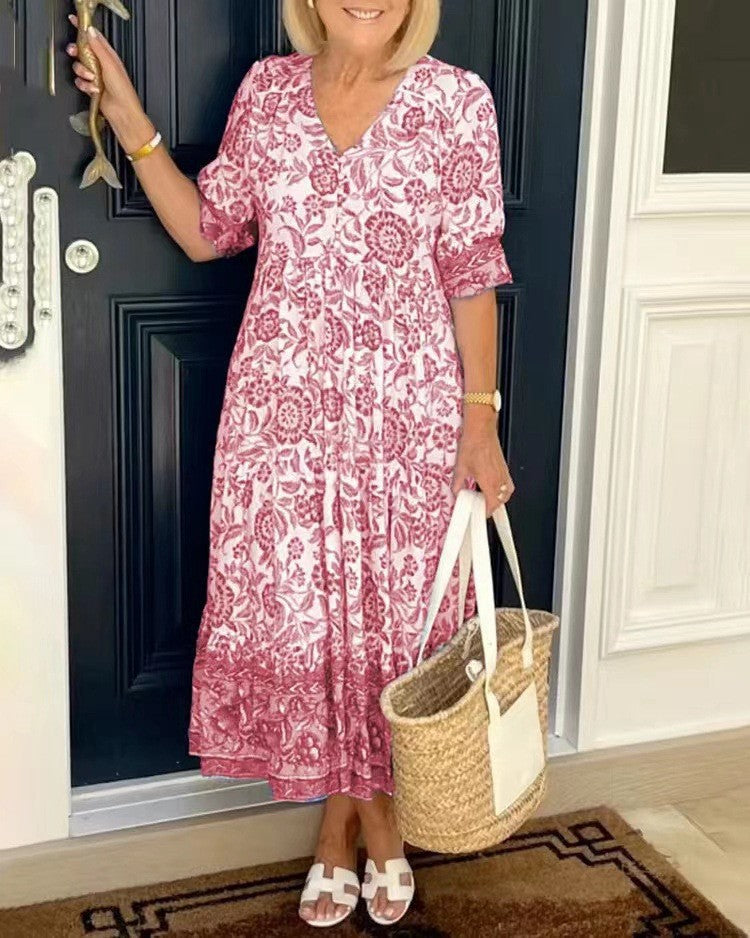Camilla - Women's Relaxed Summer Maxi Dress - photo 2