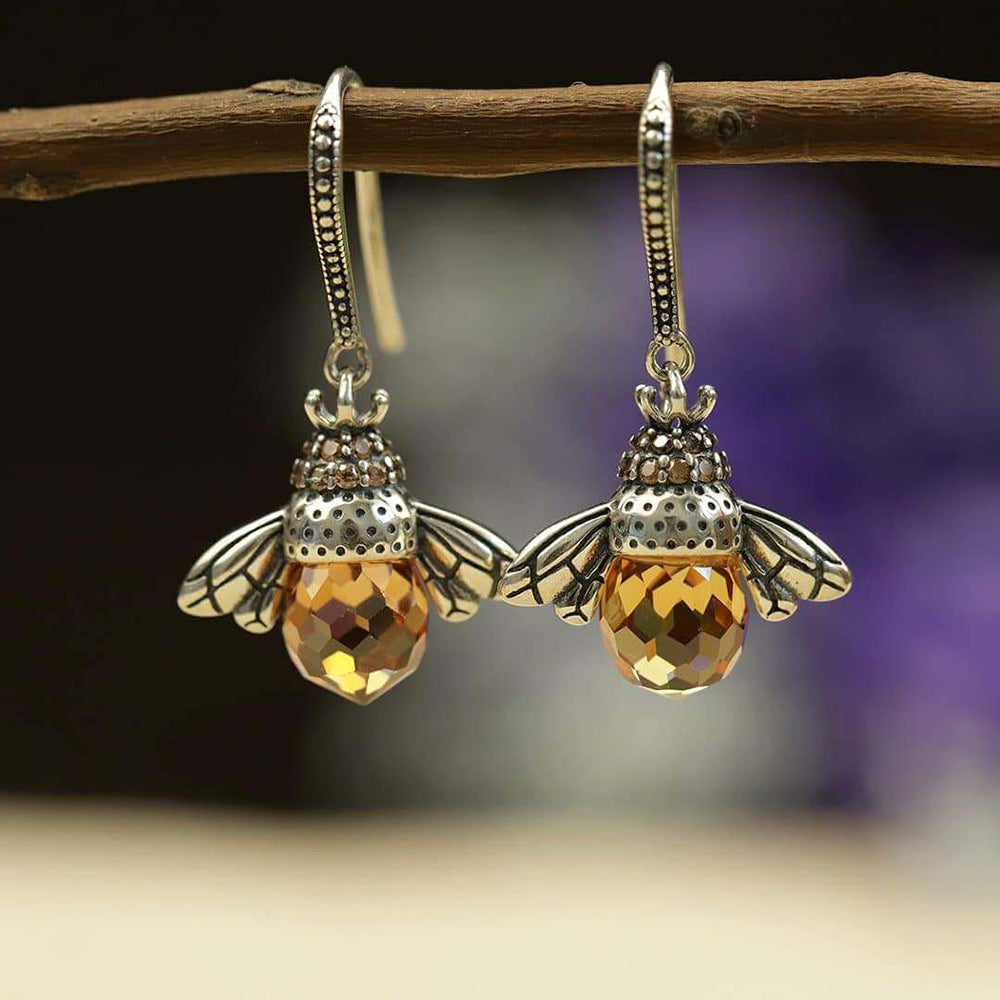 Edith - Women's Dancing Bee Earrings