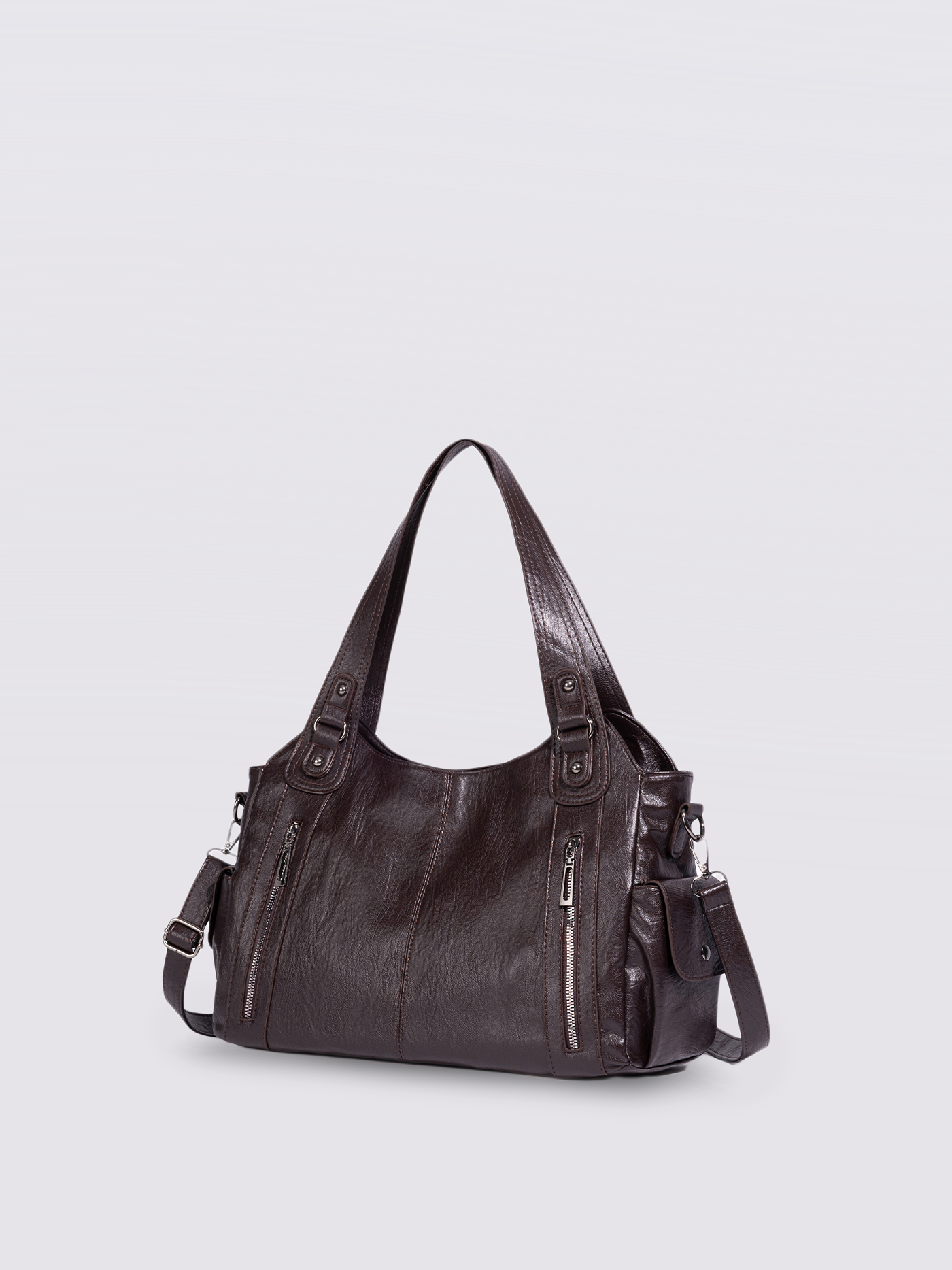 Eleganza quotidiana - Borsa tote in pelle nera