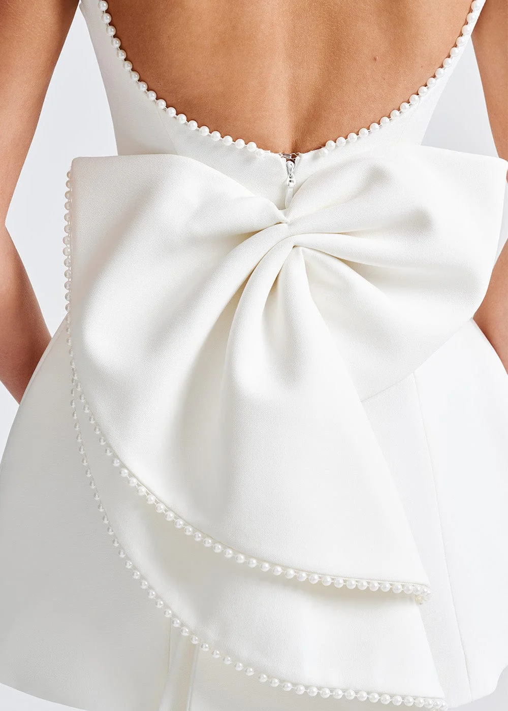 Eloisa - Women's Pearl Mini Dress - photo 3