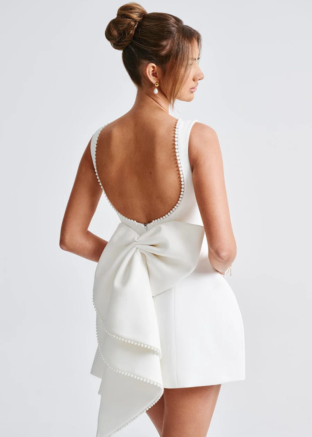 Eloisa - Women's Pearl Mini Dress