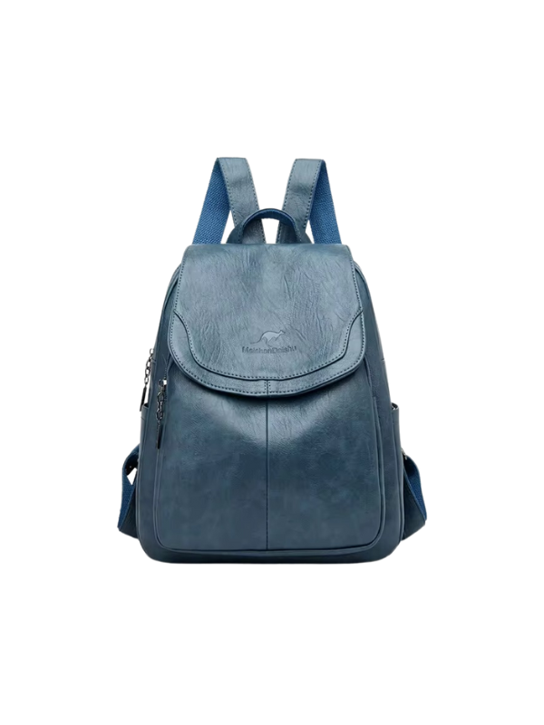 Isla - Women's Anti-Theft PU Leather Backpack with RFID Protection and Stylish Design