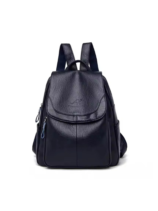 Isla - Women's Anti-Theft PU Leather Backpack with RFID Protection and Stylish Design