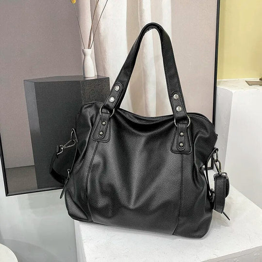 Eleanor - Women's Large Structured Leather Handbag