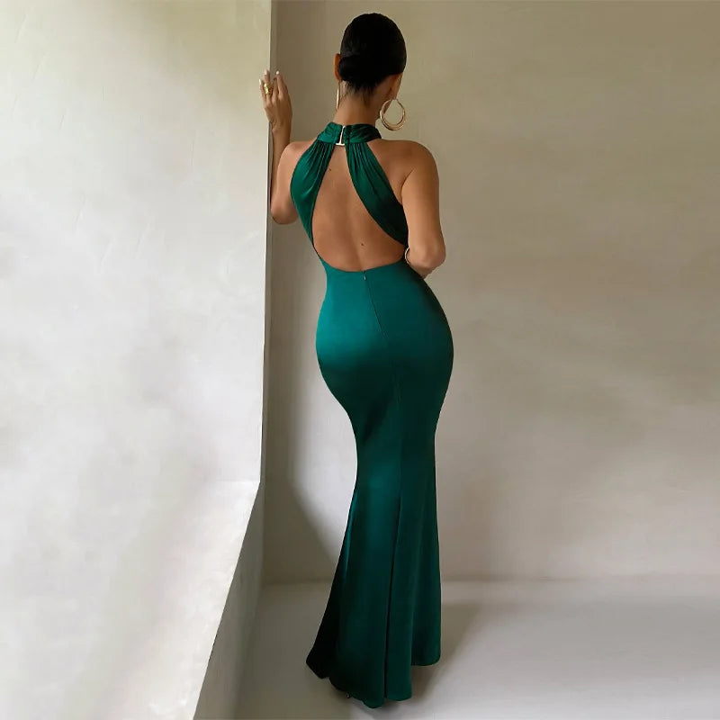 Naomi - Women's Satin Dress