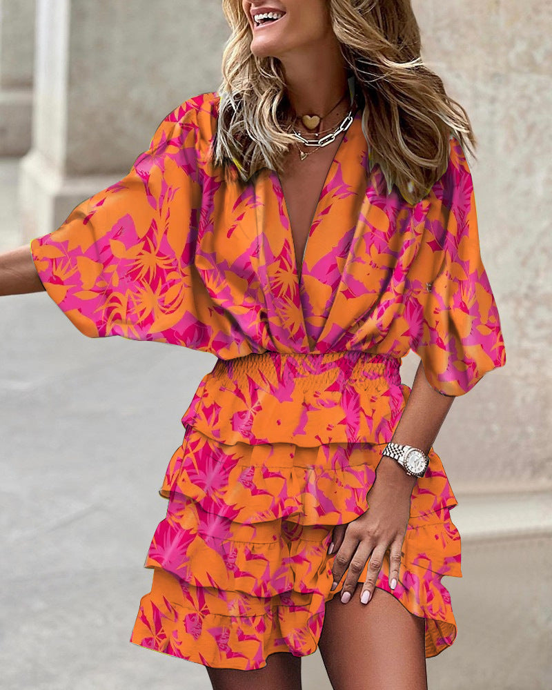 Ellie - Women's Floral Mini Dress - photo 6