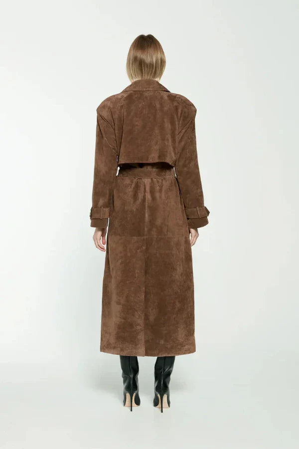 Koa - Women's Vegan Leather Trenchcoat