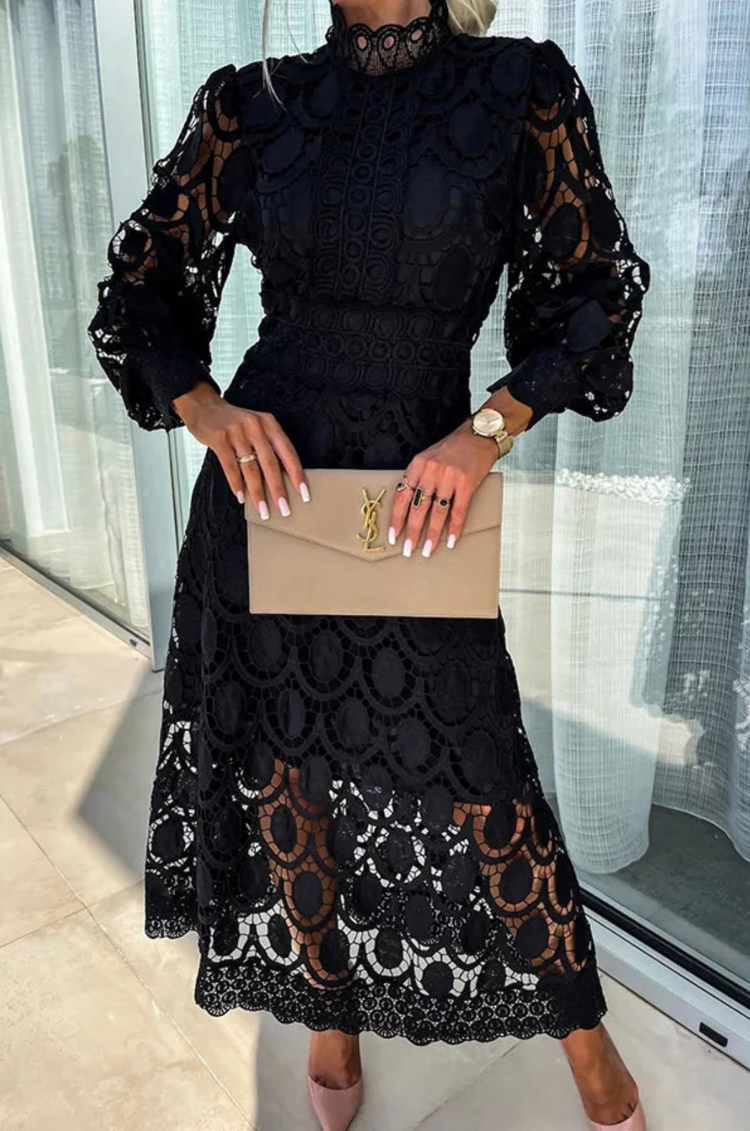 Sara - Women's Lace Dress - photo 3