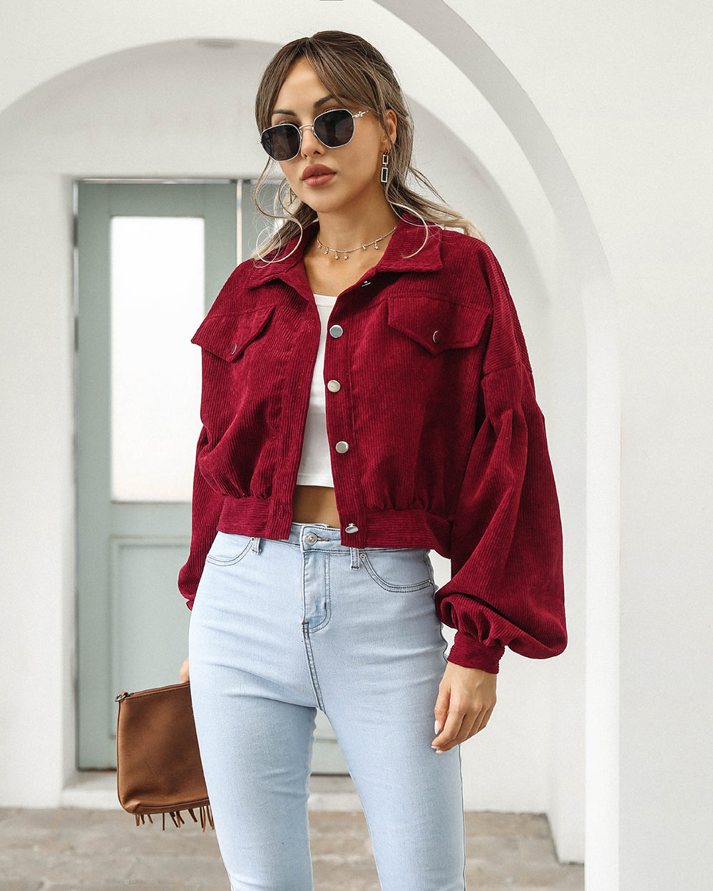 Anika - Women's Cropped Jacket