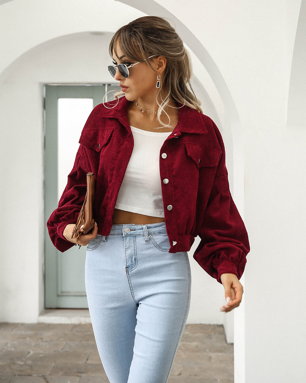 Anika - Women's Cropped Jacket