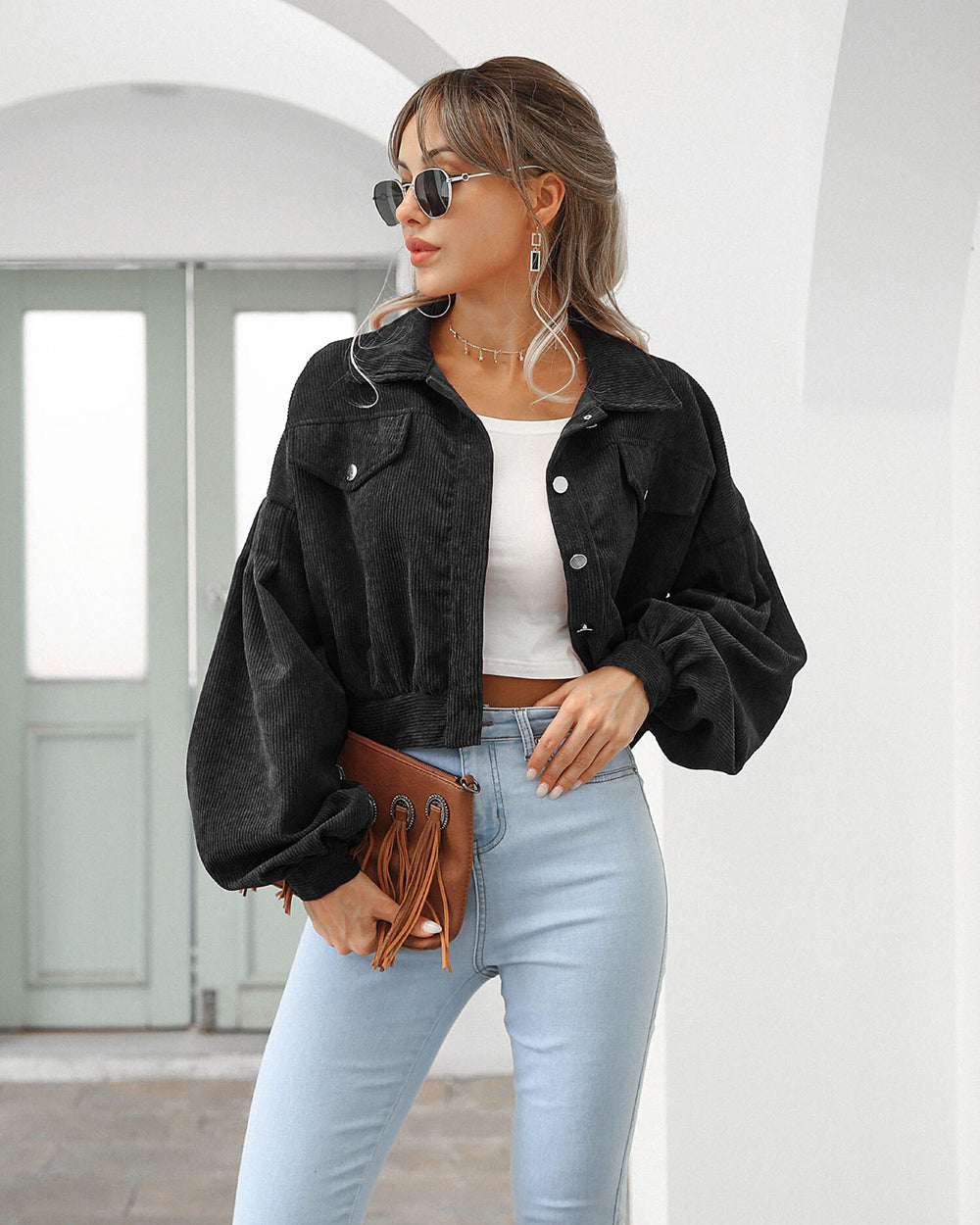 Anika - Women's Cropped Jacket