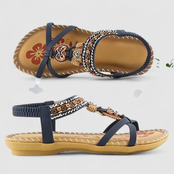 Katrijn | Stijlvolle Dames Orthopedische Boho Sandalen