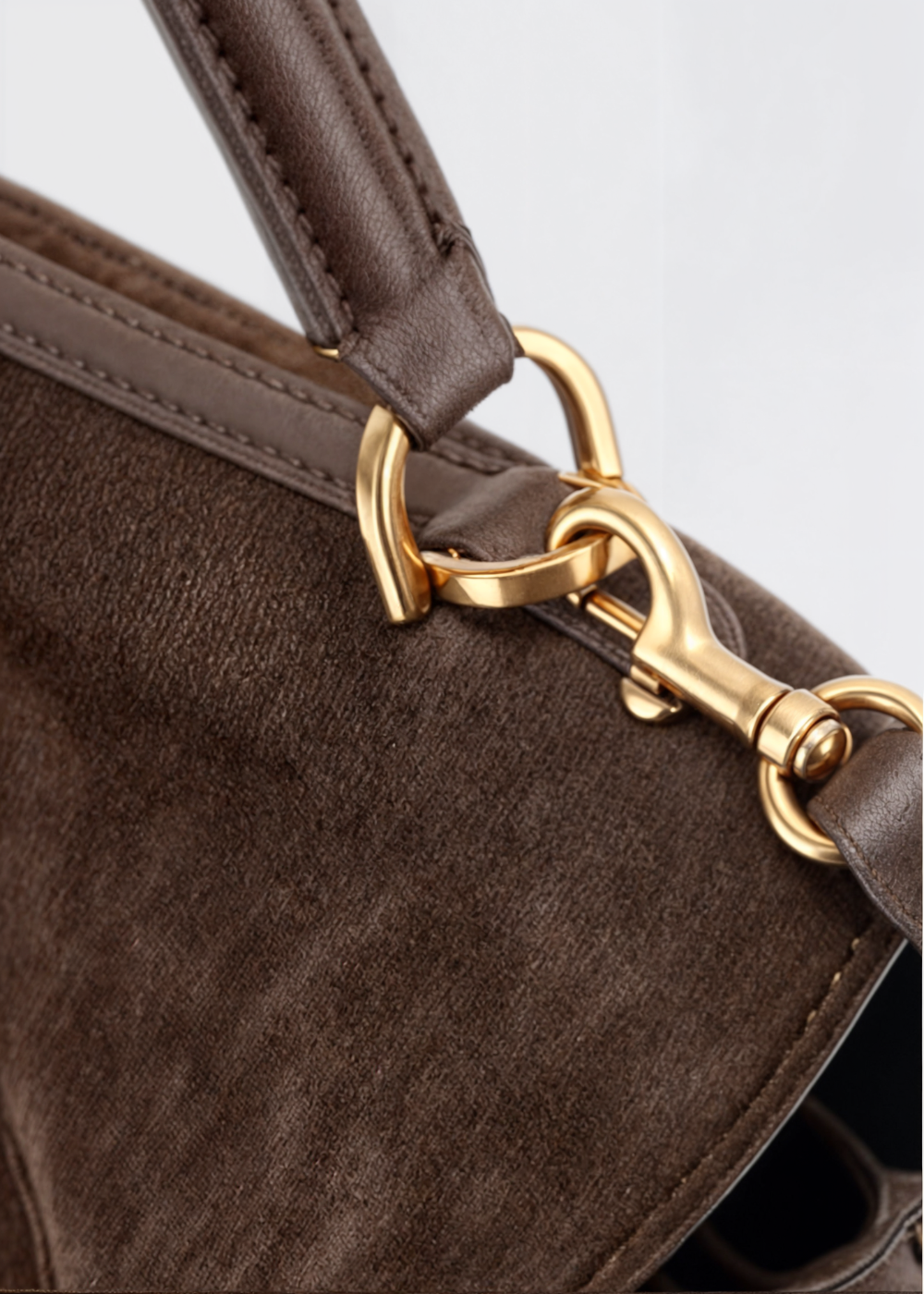 Margot - Women's Suede Bag PM - photo 5