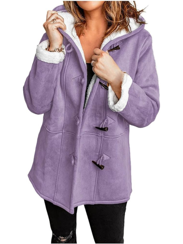 Charlotte - Women's Fleece-Lined Hooded Coat
