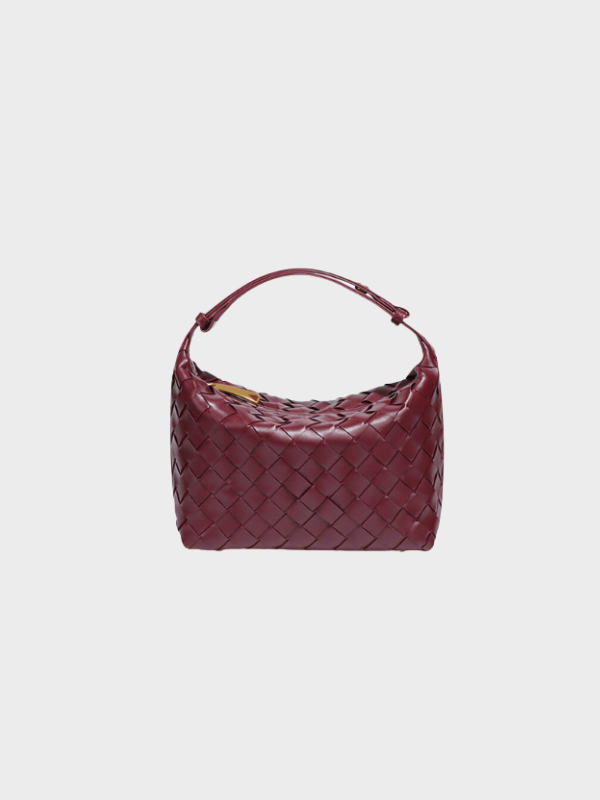 Fenella - Women's Mini Woven Faux Leather Bag - photo 1