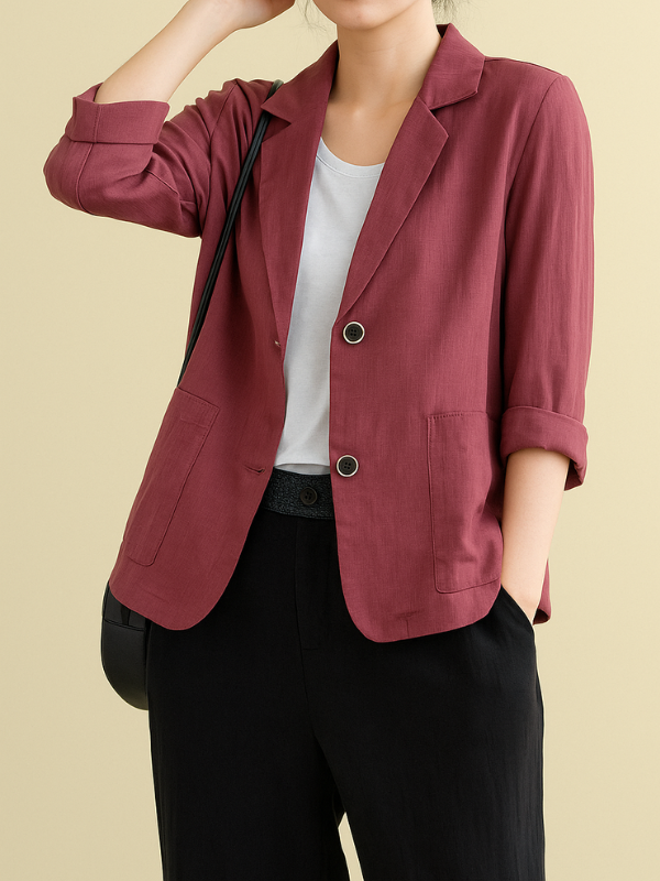 Lumi - Women's Linen Casual Blazer Light and Stylish