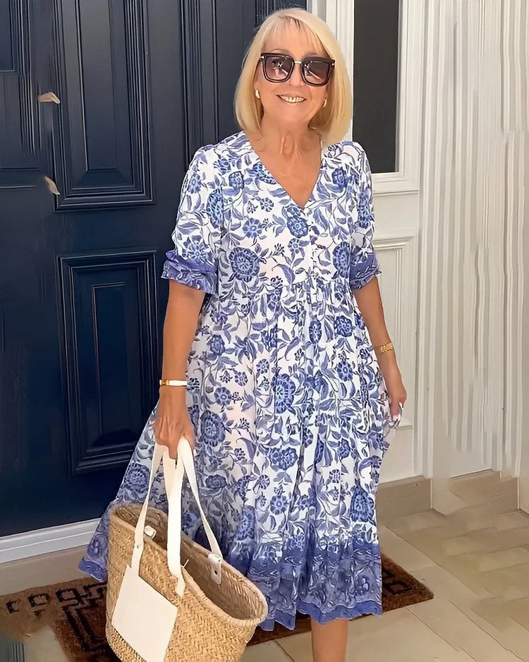 Camilla - Women's Relaxed Summer Maxi Dress