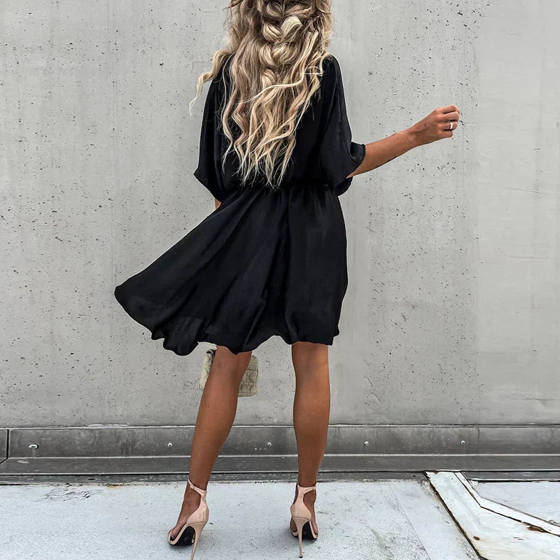 Stella - Women's Flowy Mini Dress - photo 10