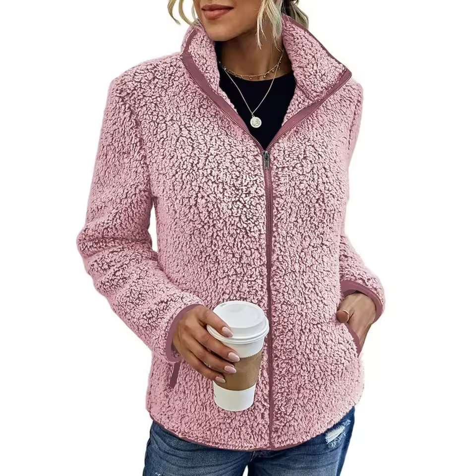 Zahra - Women's Fleece Zip-Up Jacket