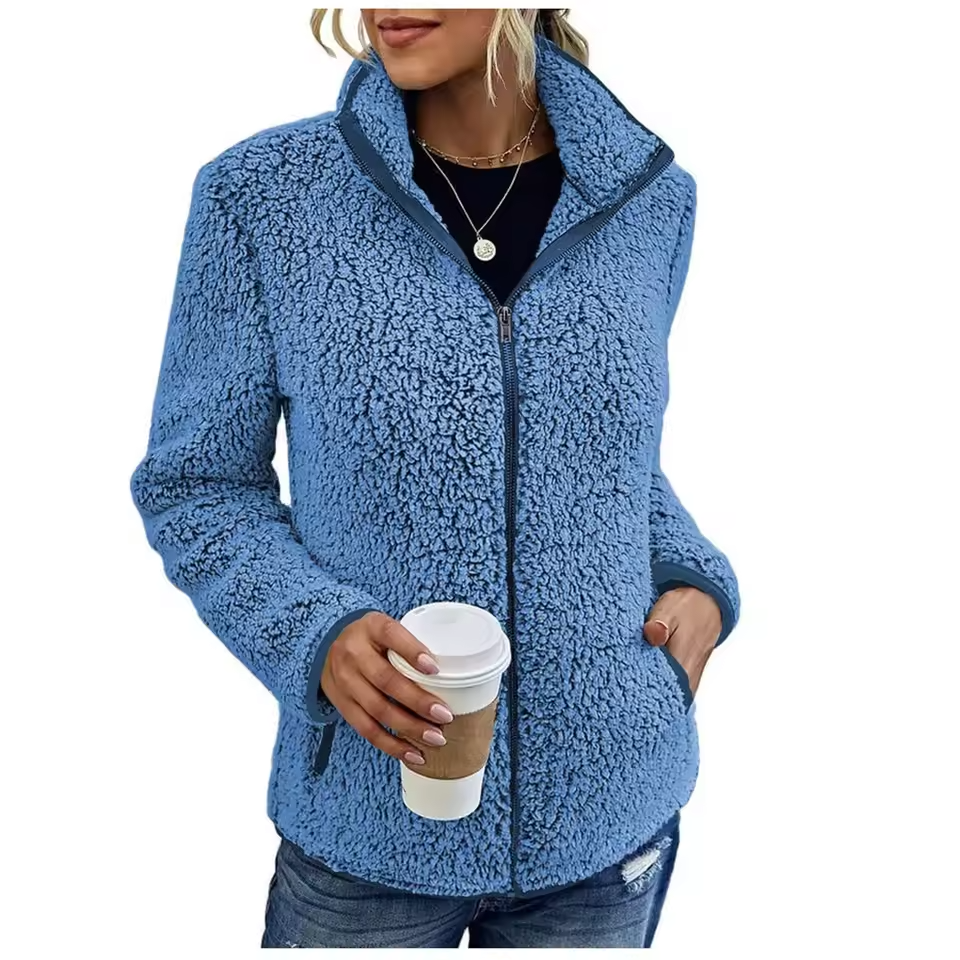 Zahra - Women's Fleece Zip-Up Jacket