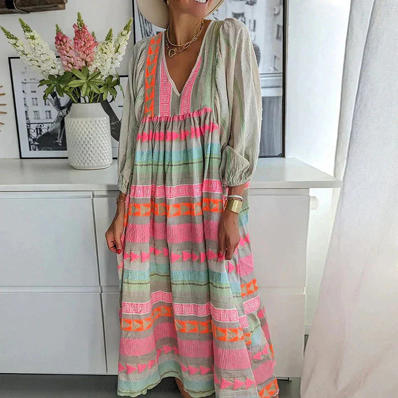 Kalista - Women's Bohemian Flowing Maxi Dress Lightweight & Vibrant