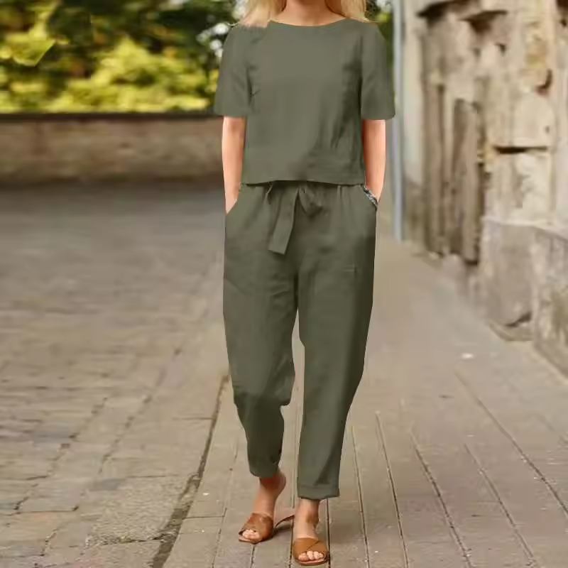 Ina - Women's Soft Linen Set - photo 7