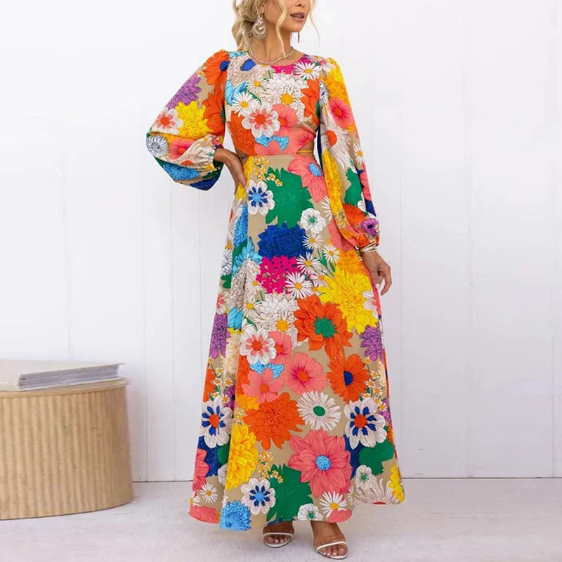Sierra - Women's Floral Print Vacation Dress - photo 2