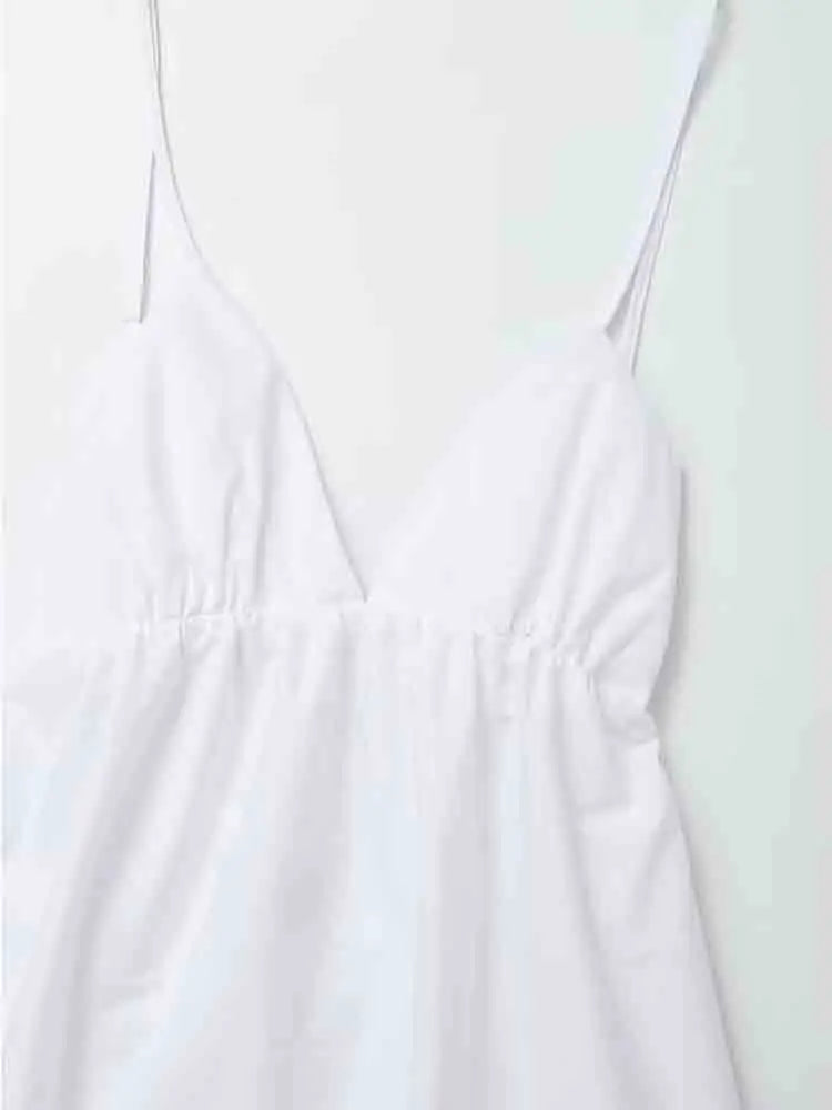 Idalia - Women's White Midi Dress - photo 5