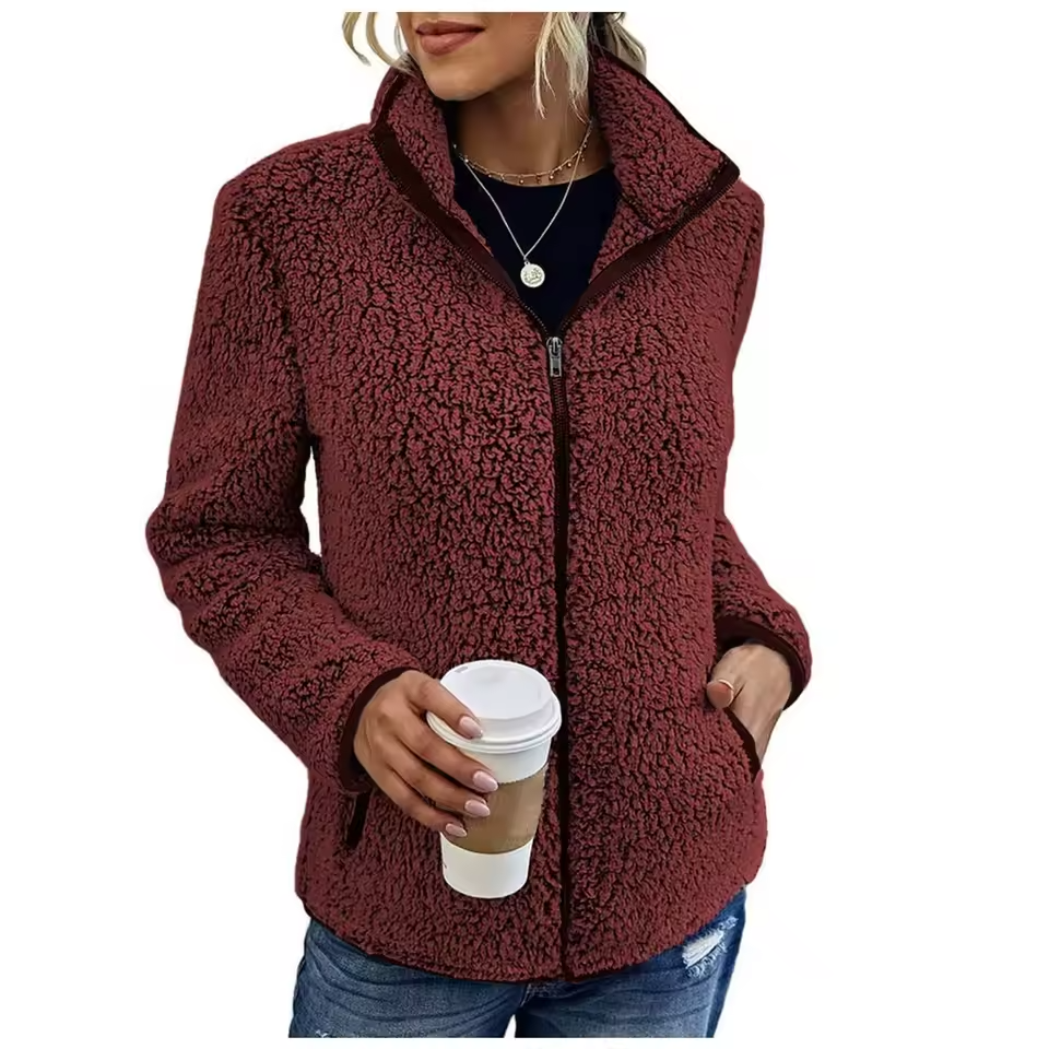 Zahra - Women's Fleece Zip-Up Jacket