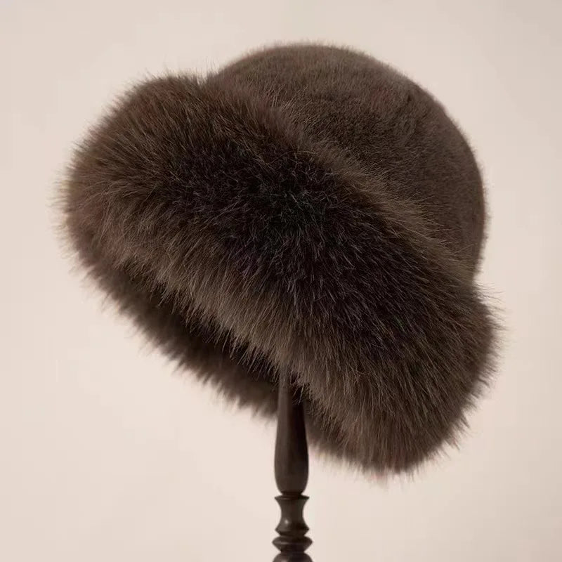 Nova - Women's Faux Fur Winter Hat Stay Warm in Luxe Style