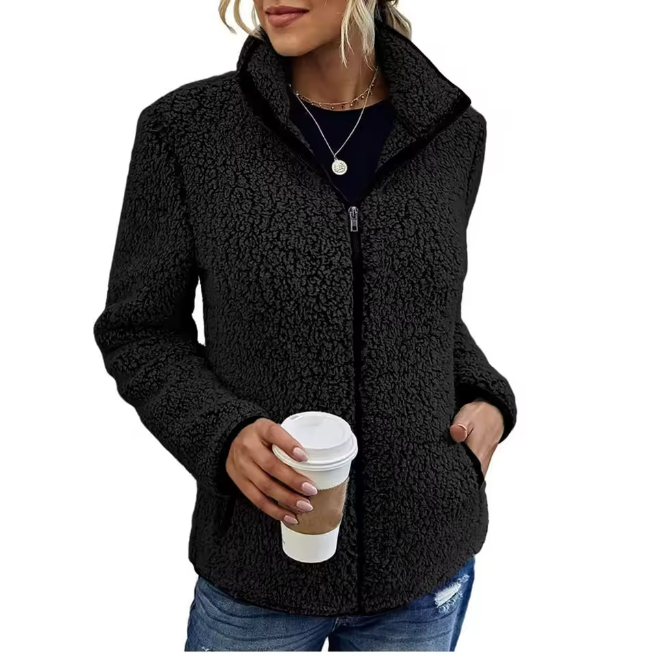 Zahra - Women's Fleece Zip-Up Jacket