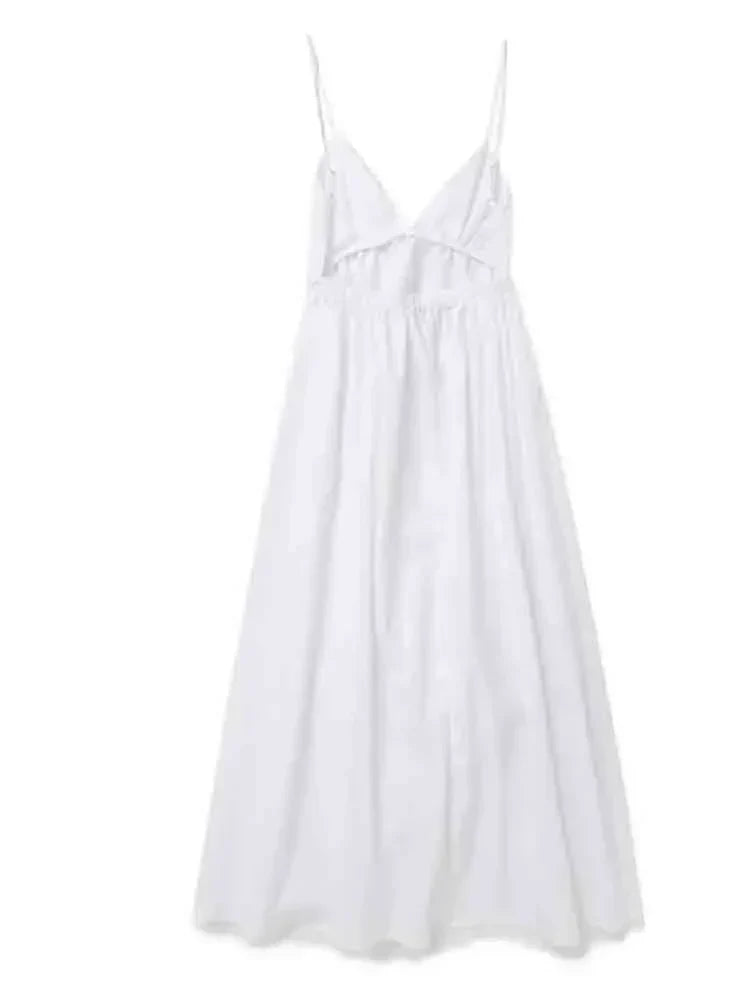 Idalia - Women's White Midi Dress - photo 4