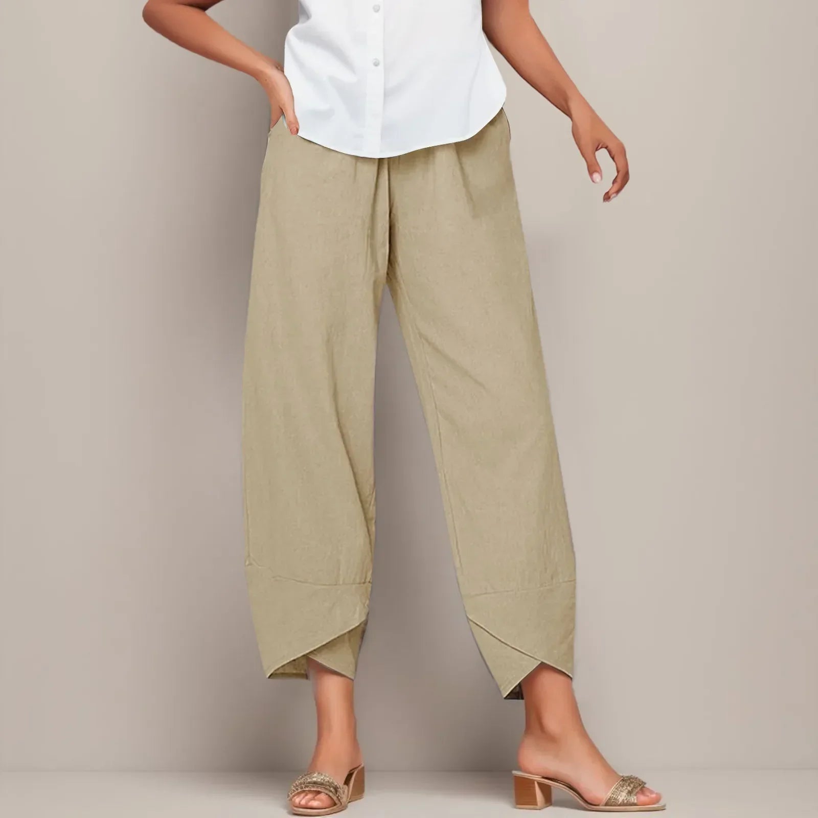Layla - Women's High-Waist Casual Pants