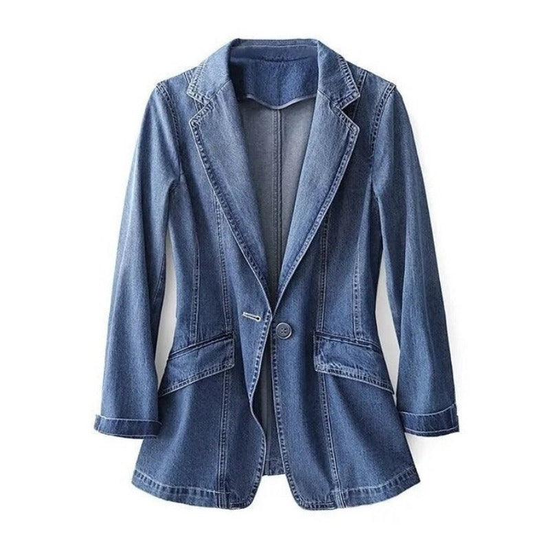 Blazer vaquero de mujer