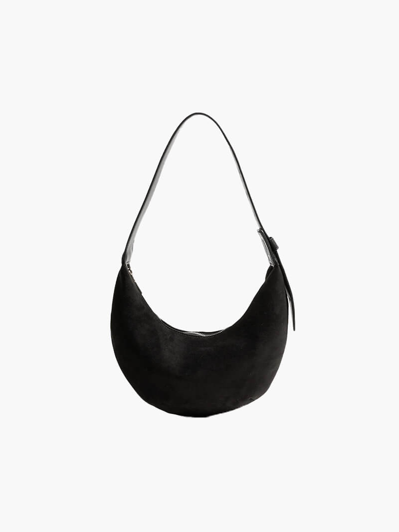 Maisie - Women's Halfmoon Faux Suede Bag - photo 11