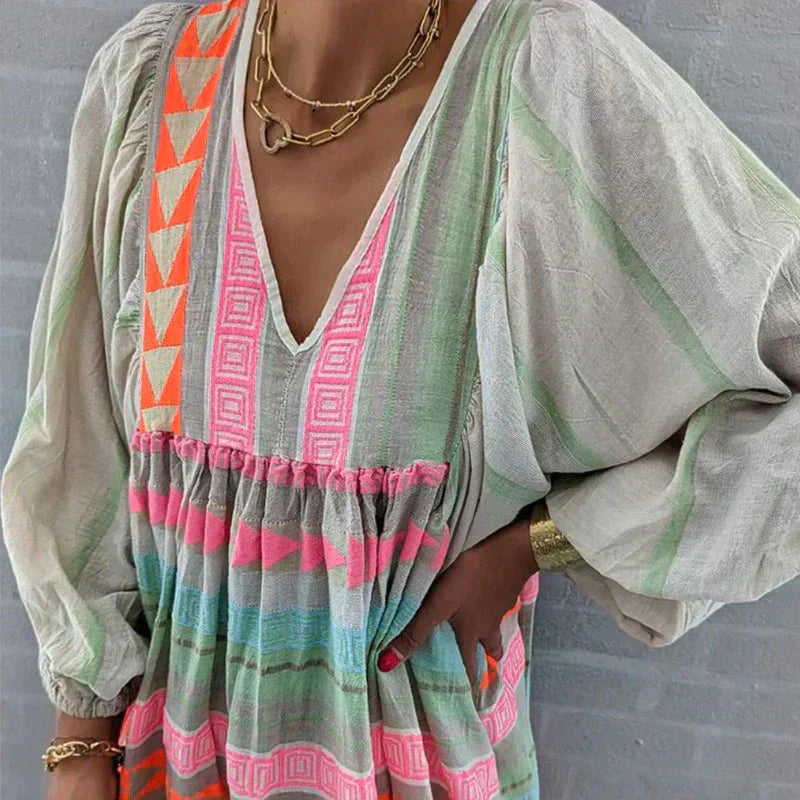 Kalista - Women's Bohemian Flowing Maxi Dress Lightweight & Vibrant