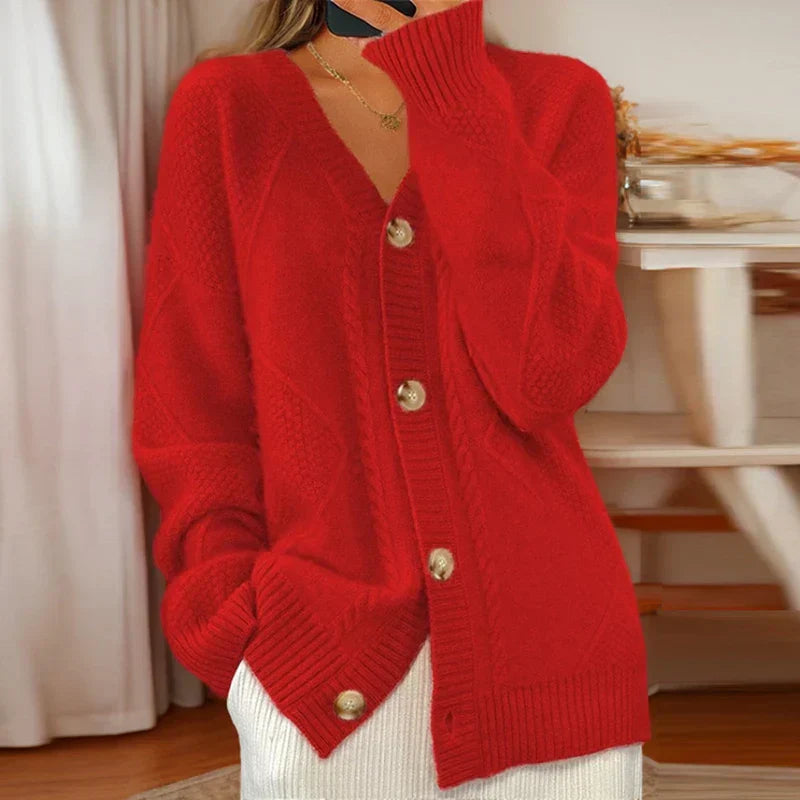 Piper - Women's Button-Down Knit Cardigan