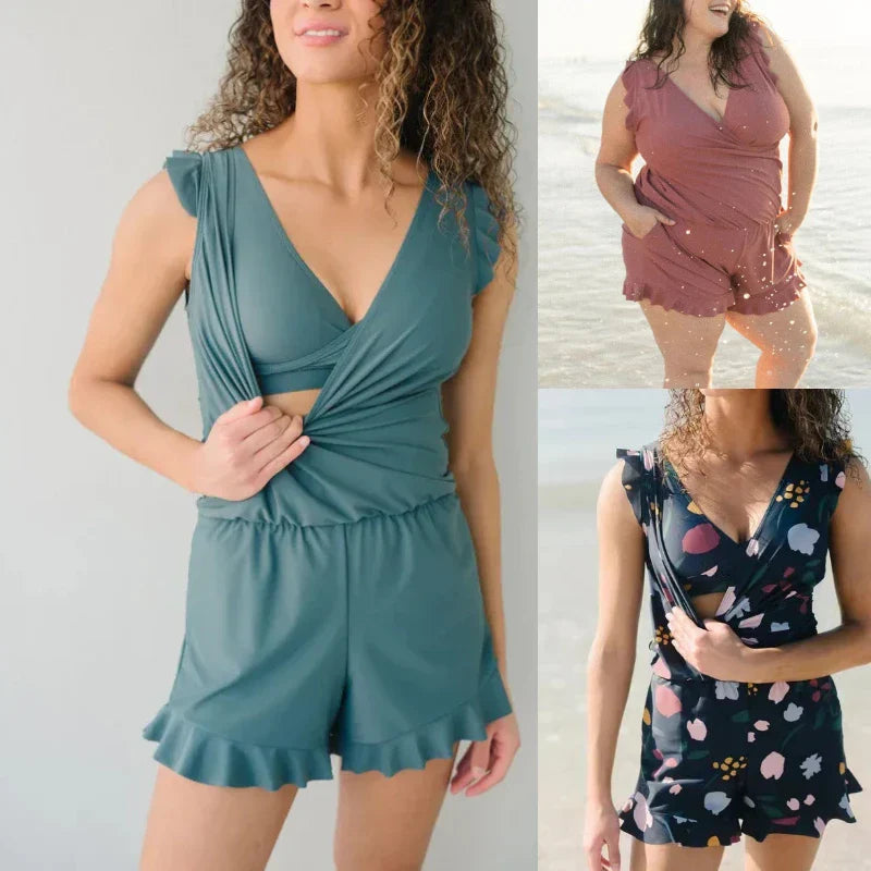 Abigail - Plus Size Swimsuit with Tummy Coverage for Women - photo 16