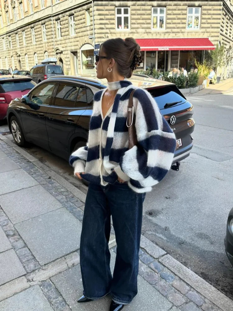 Jana - Women's Cardigan & Scarf Set for Effortless Elegance