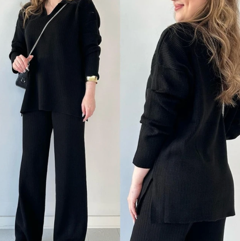 Cleo - Women's Two-Piece Set for Effortless Style and Comfort