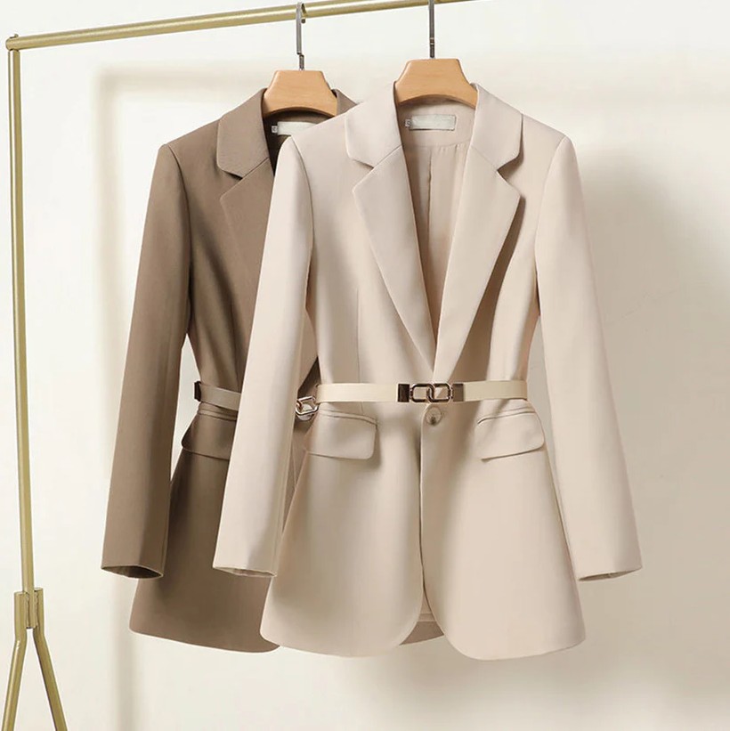 Maya - Women's Fit Belted Blazer