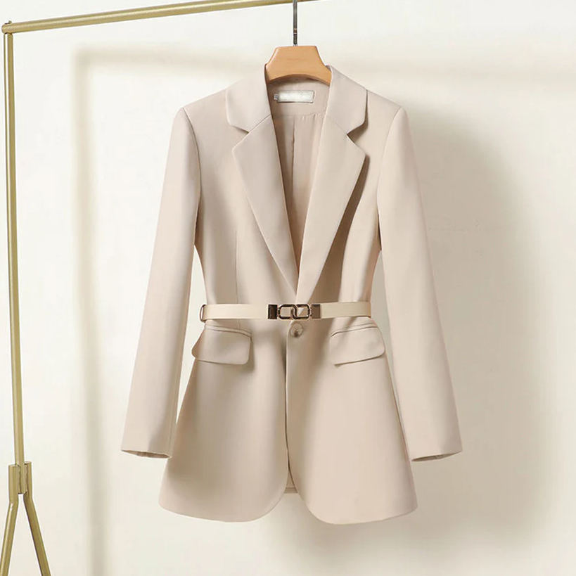 Maya - Women's Fit Belted Blazer