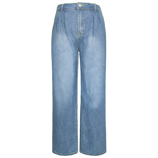 Grace - Women's High-Waisted Denim Jeans
